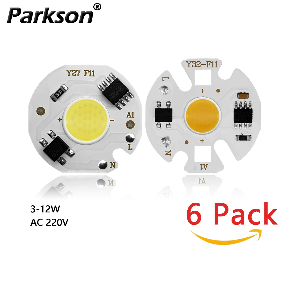 Smart Garden Lamp - 6แพ็คCOBไฟLEDชิป220V Y27 Y32 3W 5W 7W