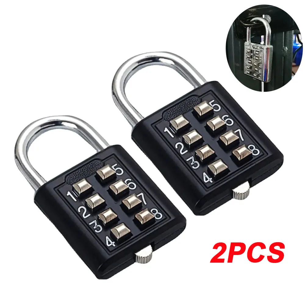 Smart Garden Gate Lock - รหัสผ่าน 8 หลักรหัสกุญแจรวมกลางแจ้งกันน้ําโลหะผสมสังกะสีกระเป๋าเดินทางกระเป๋าเดินทางป้องกันการโจรกรรมกุญแจสมาร์ทล็อค