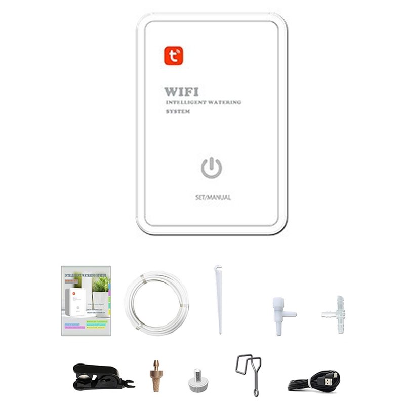 Smart Garden Watering - ชุดระบบรดน้ำหยดอัตโนมัติ Tuya Smart Wifi อุปกรณ์ควบคุมการรดน้ำสวน