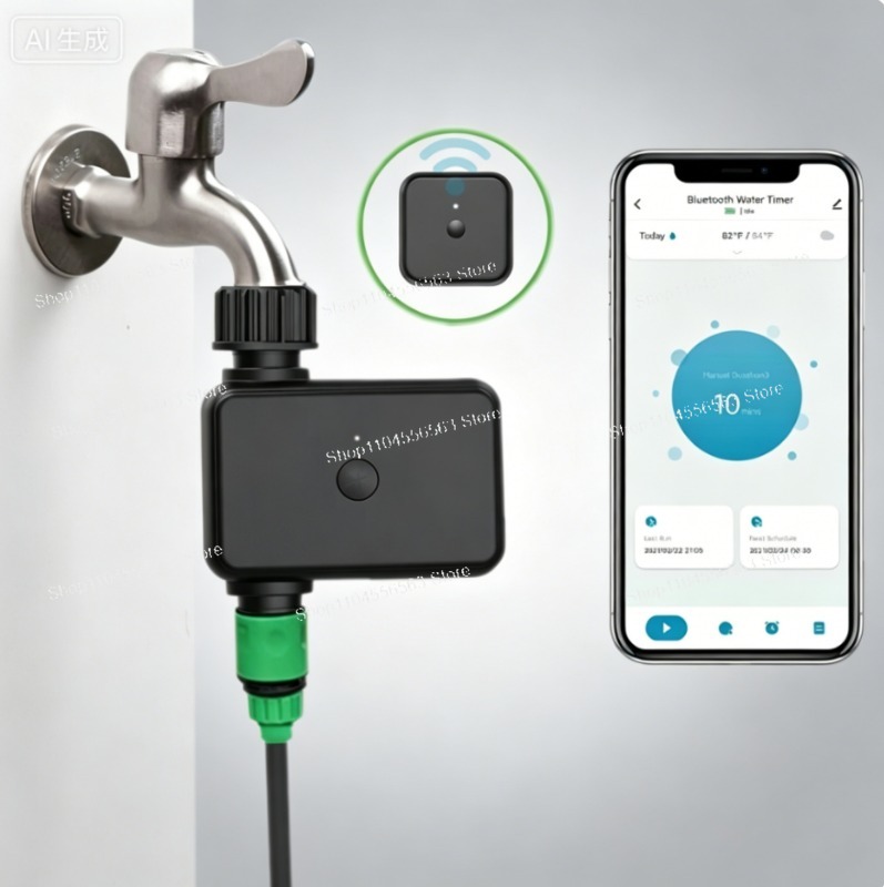 Smart Garden Water Timer - ตัวตั้งเวลาควบคุมการรดน้ำสวนอัจฉริยะผ่าน WiFi: ตัวควบคุมระบบน้ำหยดอัตโนมัติ, ควบคุมวาล์วน้ำผ่านแอปพลิเคชันสำหรับสนามหญ้า
