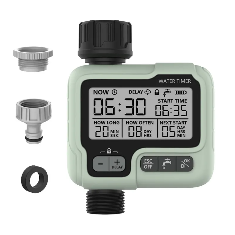 Smart Garden Watering - อุปกรณ์รดน้ำอัตโนมัติ ระบบชลประทานสวน ตัวควบคุมเวลาอัจฉริยะสำหรับต้นไม้และดอกไม้บนระเบียงบ้าน ชุดระบบน้ำหยดและสเปรย์