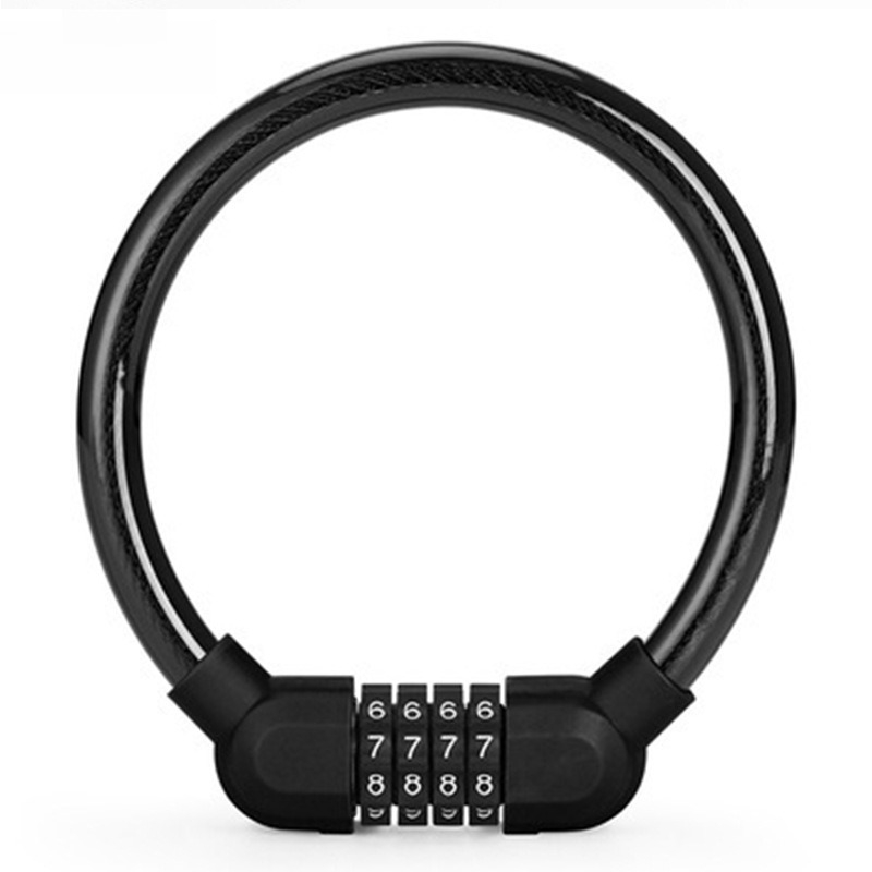 Smart Garden Gate Lock - กุญแจล็อครถจักรยานแบบพกพา รหัสผ่าน 4 หลัก น้ำหนักเบา รูปวงรี