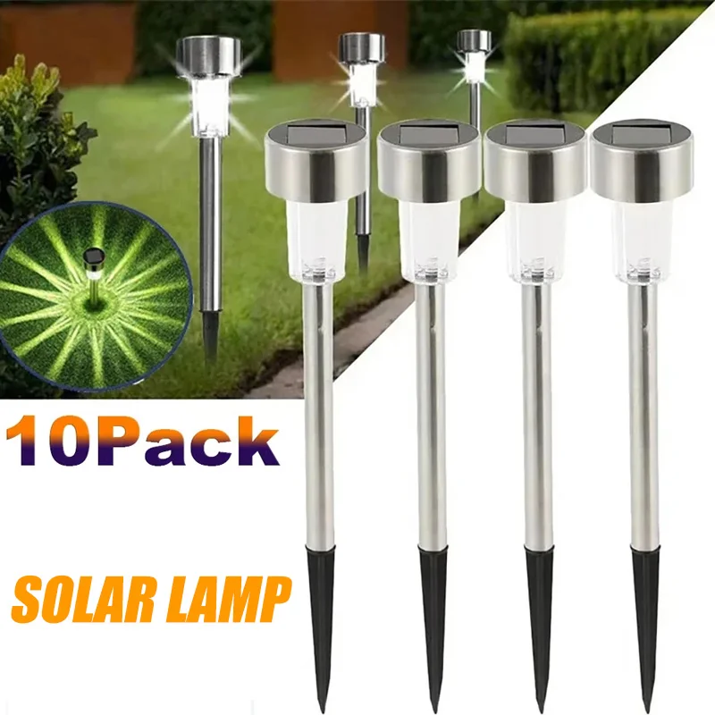 Smart Garden Lamp - ไฟกลางแจ้งพลังงานแสงอาทิตย์โคมไฟสวนพลังงานแสงอาทิตย์กันน้ําภูมิทัศน์เส้นทางกลางแจ้งสําหรับลานสนามหลังบ้านสนามหญ้าลานตกแต่ง