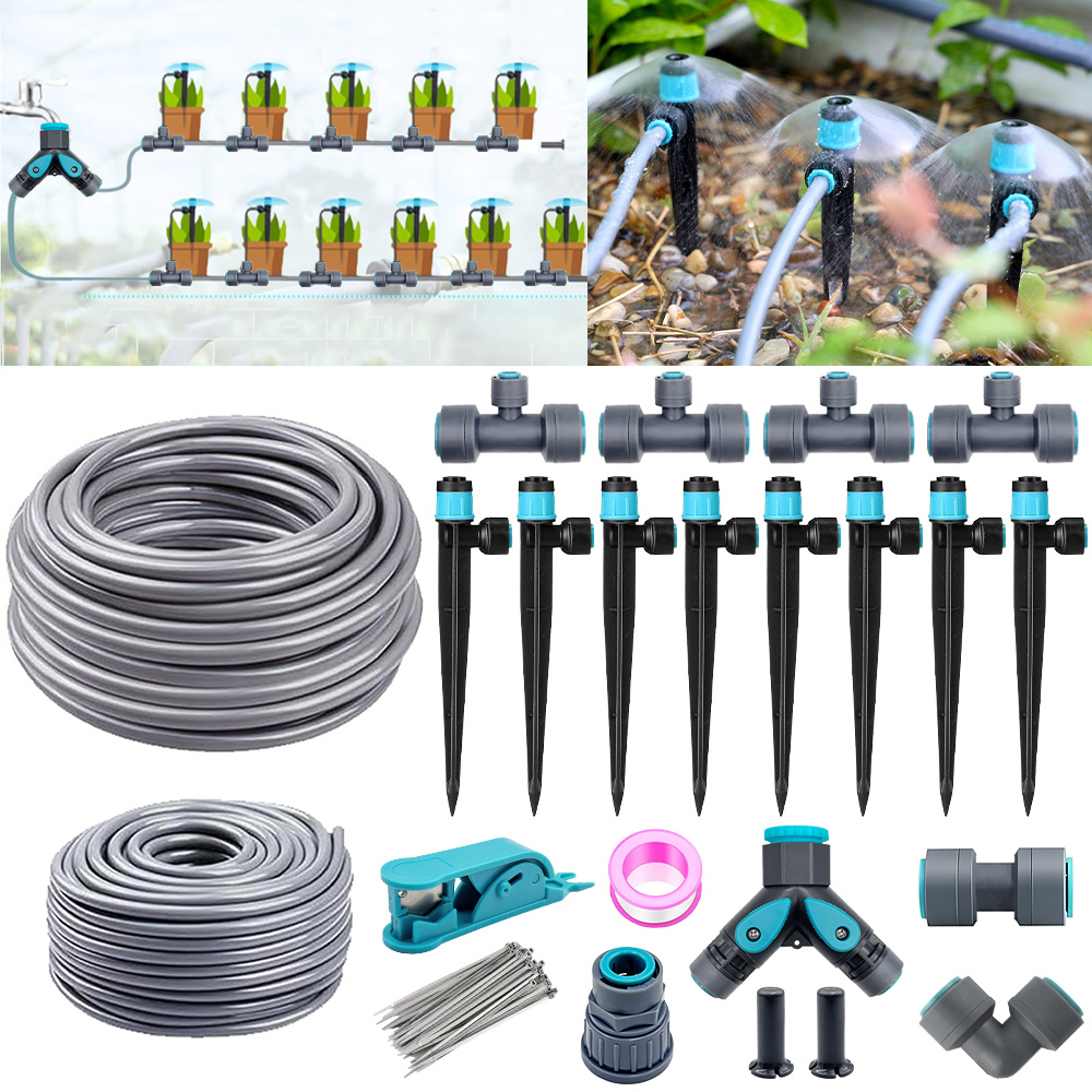 Smart Garden Water - ระบบน้ำหยดสำหรับสวนแบบฟองอากาศ 3/8 นิ้ว พร้อมสาย PE ขนาด