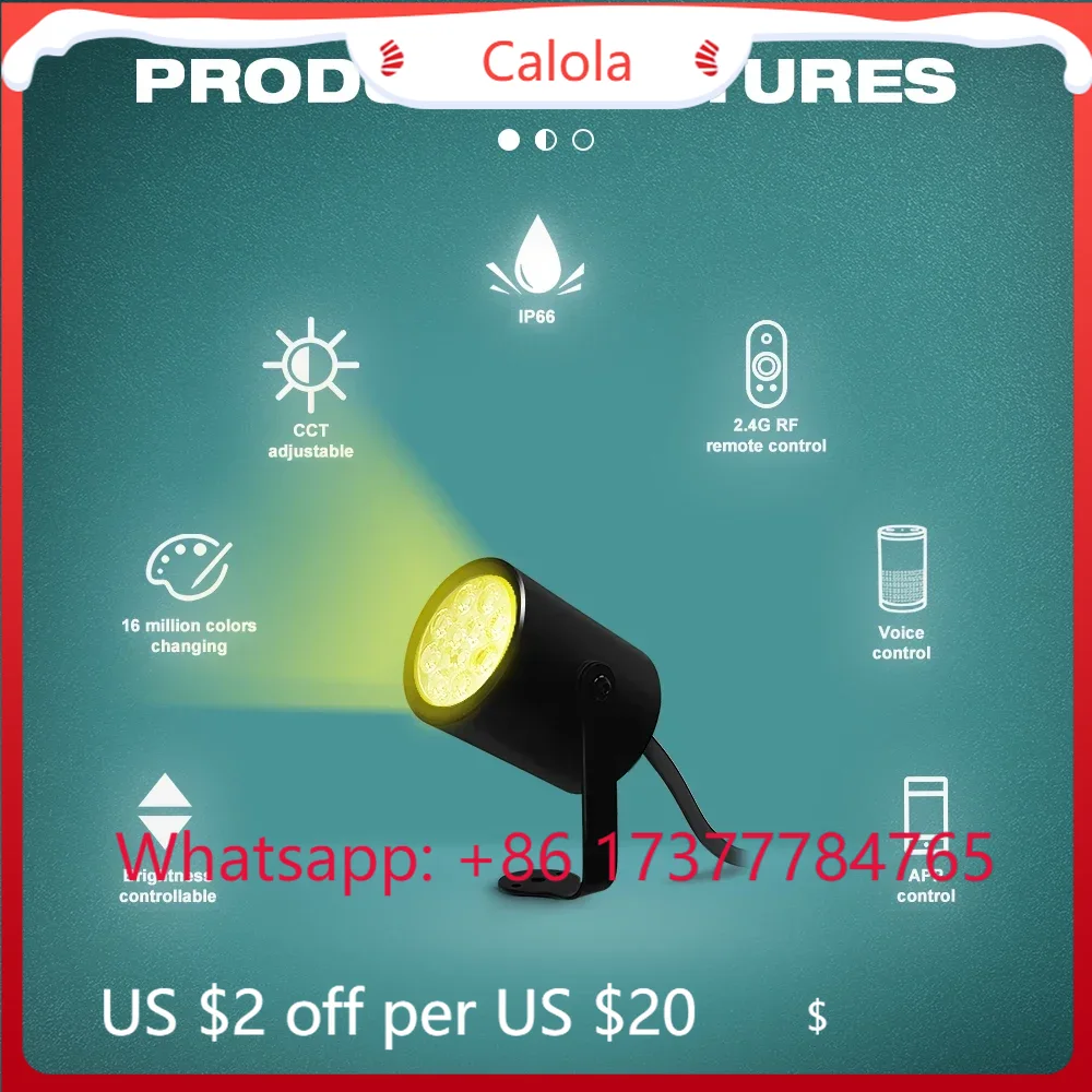 Smart Garden Led Lights - ไฟติดผนัง LED GLEDOPTO Zigbee 3.0 7W