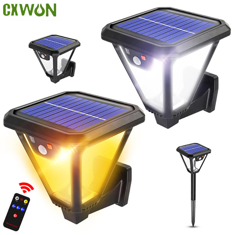 Smart Garden Led Lights - โคมไฟติดผนังพลังงานแสงอาทิตย์ กันน้ำ สำหรับภายนอกบ้าน ลานบ้าน ระเบียง ติดตั้งง่าย