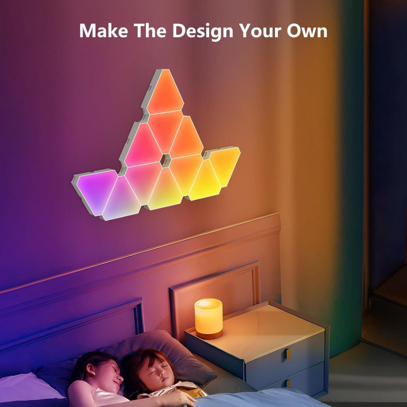 ไฟแผงสามเหลี่ยมควอนตัม Tuya Wi - Smart Garden Light Controller บทวิจารณ์และราคา