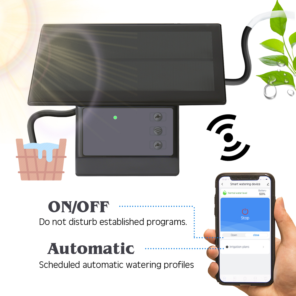 Tuya แผงโซลาร์เซลล์ WiFi-Compa - Wifi Irrigation Timer บทวิจารณ์และราคา