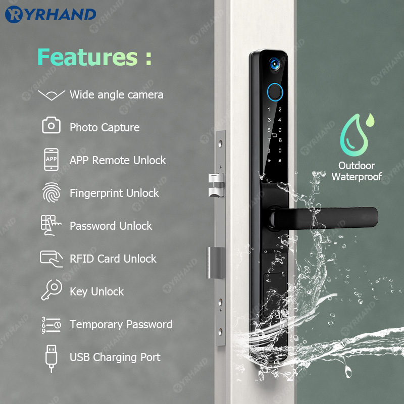 Yrhand IP66ตาแมวตาแมวกันน้ำตาแ - Smart Garden Gate Lock บทวิจารณ์และราคา