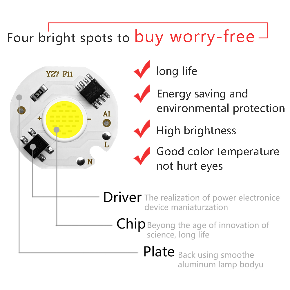 6แพ็คCOBไฟLEDชิป220V Y27 Y32 3 - Smart Garden Lamp บทวิจารณ์และราคา