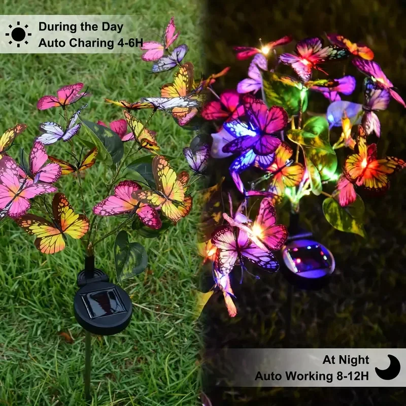 พลังงานแสงอาทิตย์ LED สวนผีเสื - Smart Garden Lamp บทวิจารณ์และราคา