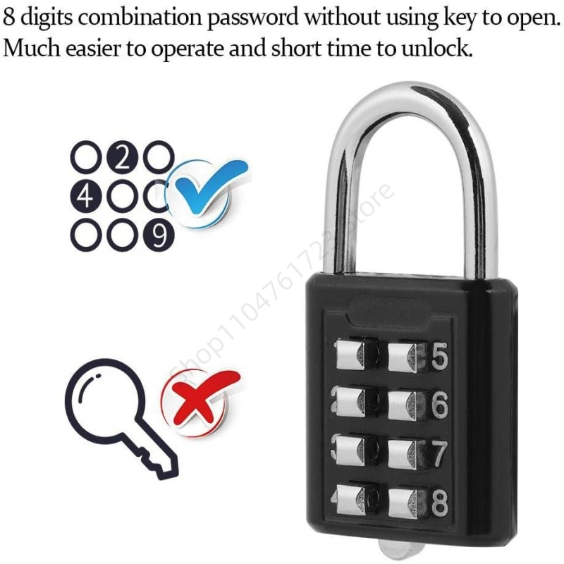8 หลักกลางแจ้งปุ่มกันน้ํารหัสส - Smart Garden Gate Lock บทวิจารณ์และราคา