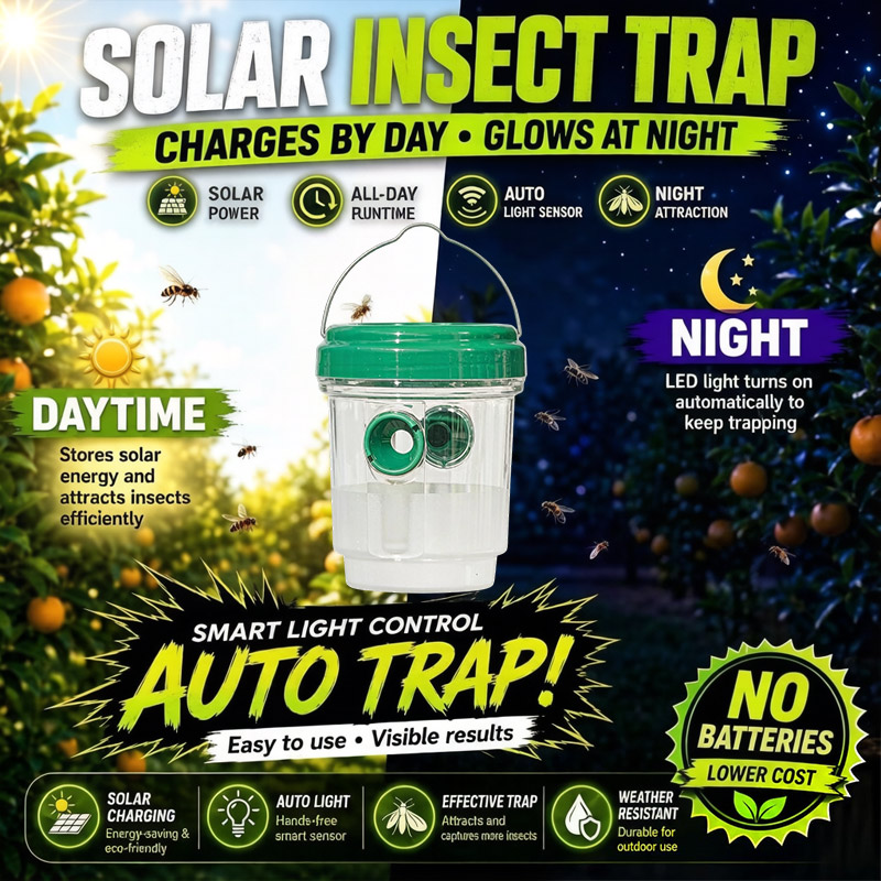 กับดักแมลงวันผลไม้พลังงานแสงอา - Smart Garden Lamp บทวิจารณ์และราคา