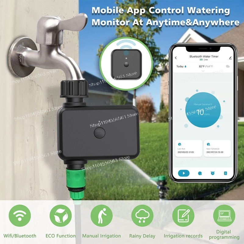 ตัวตั้งเวลาควบคุมการรดน้ำสวนอั - Smart Garden Water Timer บทวิจารณ์และราคา