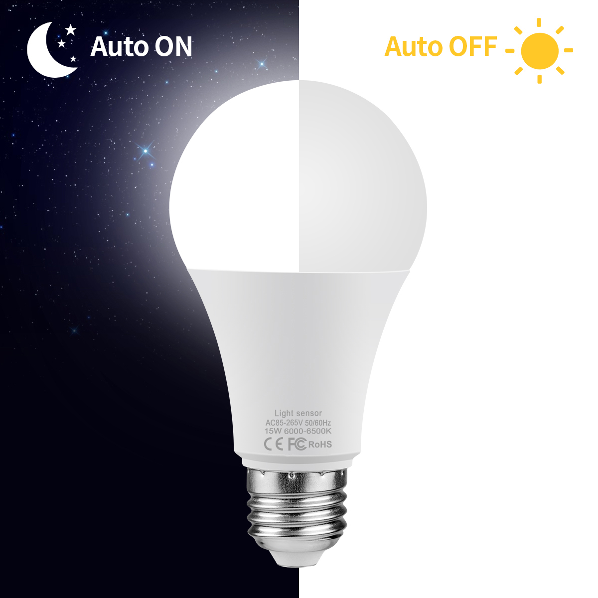 15W E27 LED Dusk to Dawn Night - Smart Garden Led Lights บทวิจารณ์และราคา