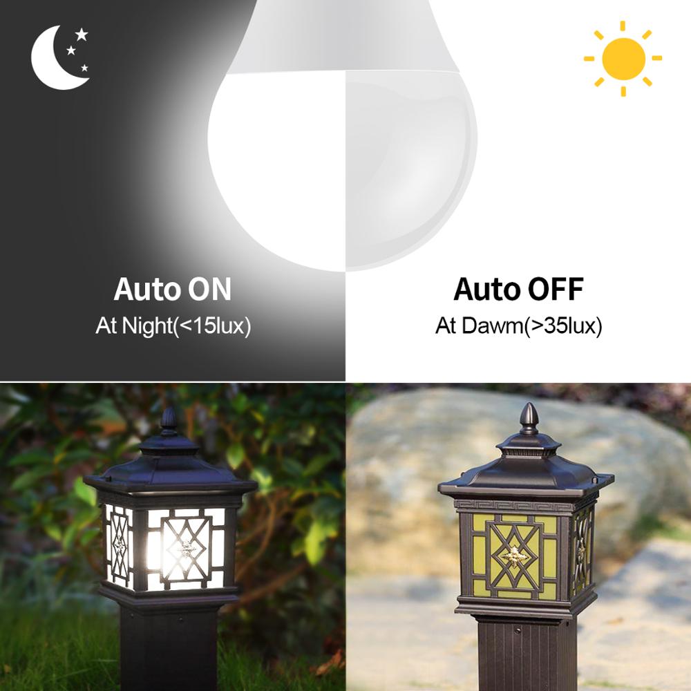 15W E27 LED Dusk to Dawn Night - Smart Garden Led Lights บทวิจารณ์และราคา