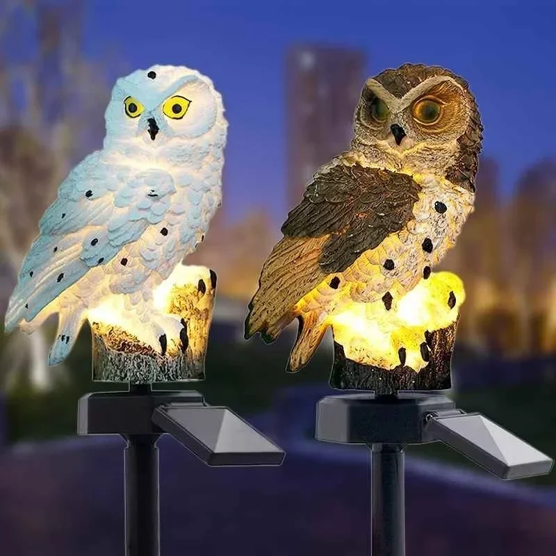 โคมไฟนกฮูกพลังงานแสงอาทิตย์สำห - Smart Garden Lamp บทวิจารณ์และราคา