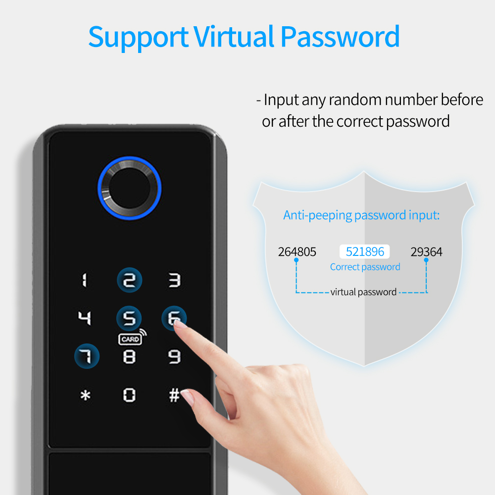IP65 กันน้ํา TTLock ลายนิ้วมือ - Smart Garden Gate Lock บทวิจารณ์และราคา