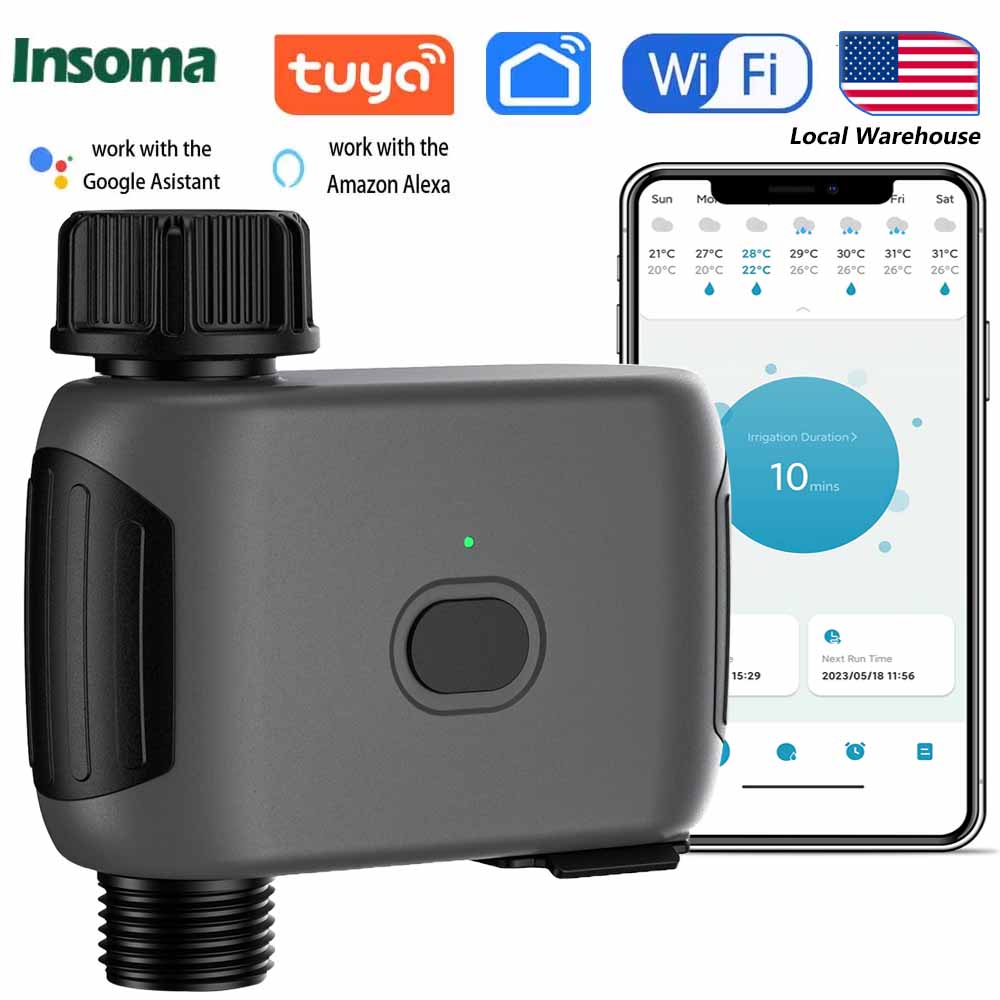 INSOMA ระบบรดน้ำต้นไม้อัตโนมัต - Wifi Irrigation Timer บทวิจารณ์และราคา