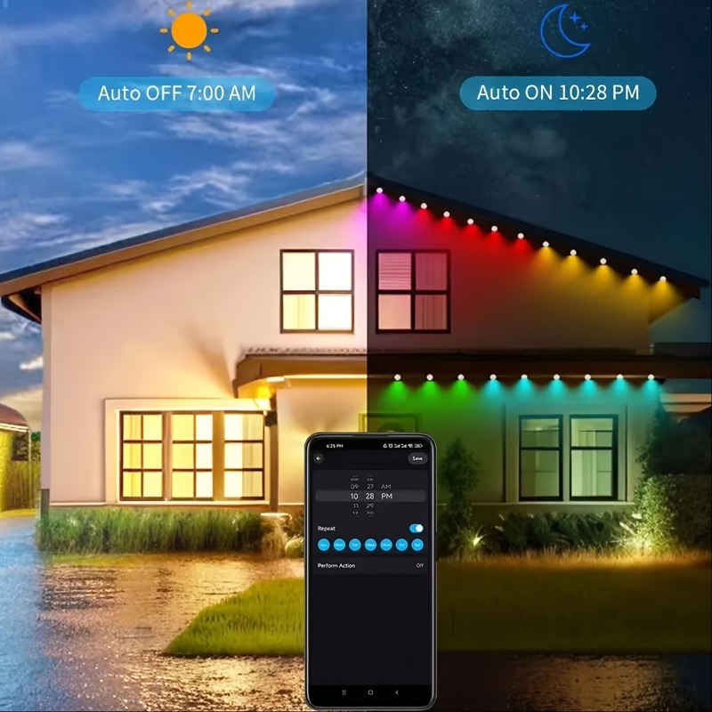 150ft 100ft 50ft ถาวรกลางแจ้งไ - Smart Garden Led Lights บทวิจารณ์และราคา