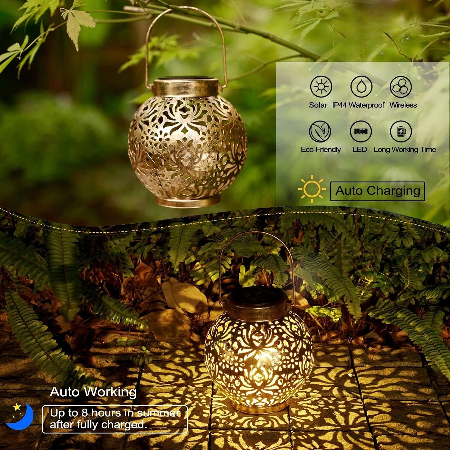 1-6 ชิ้นโคมไฟพลังงานแสงอาทิตย์ - Smart Garden Lamp บทวิจารณ์และราคา