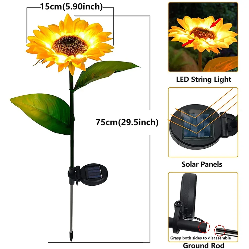 จําลองกลางแจ้งพลังงานแสงอาทิตย - Smart Garden Led Lights บทวิจารณ์และราคา