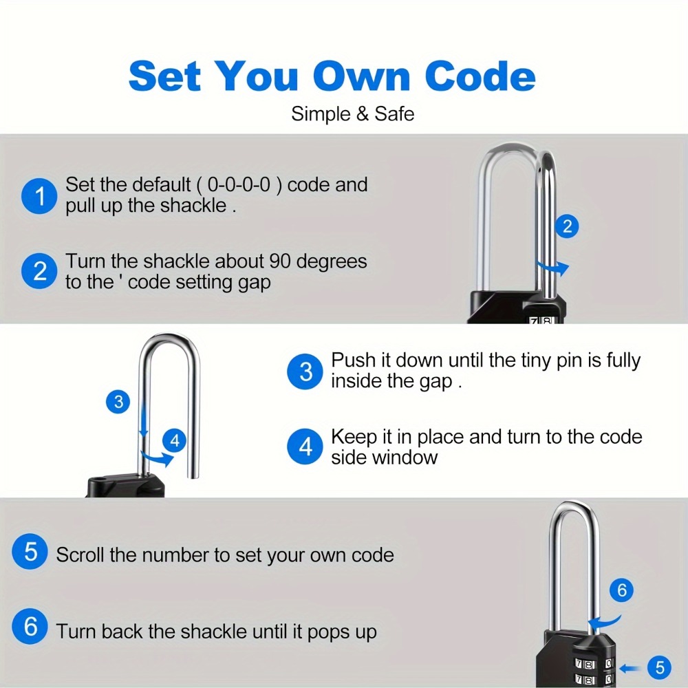 กุญแจล็อคแบบรหัส 4 หลัก พร้อมส - Smart Garden Gate Lock บทวิจารณ์และราคา