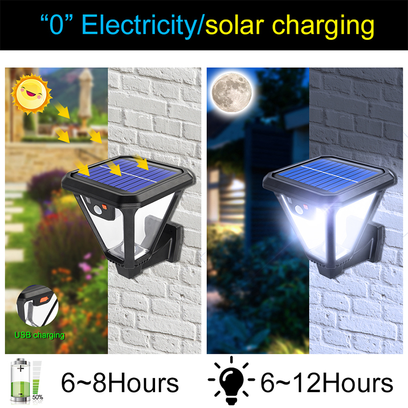 โคมไฟติดผนังพลังงานแสงอาทิตย์  - Smart Garden Led Lights บทวิจารณ์และราคา