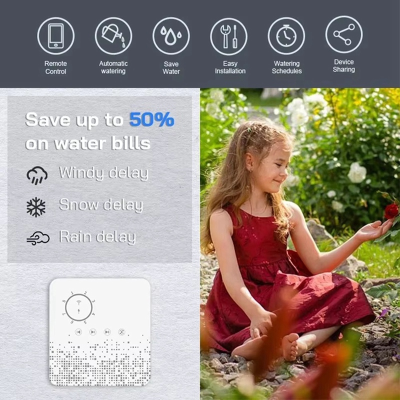ตัวควบคุมสปริงเกอร์อัจฉริยะ Tu - Smart Garden Watering บทวิจารณ์และราคา