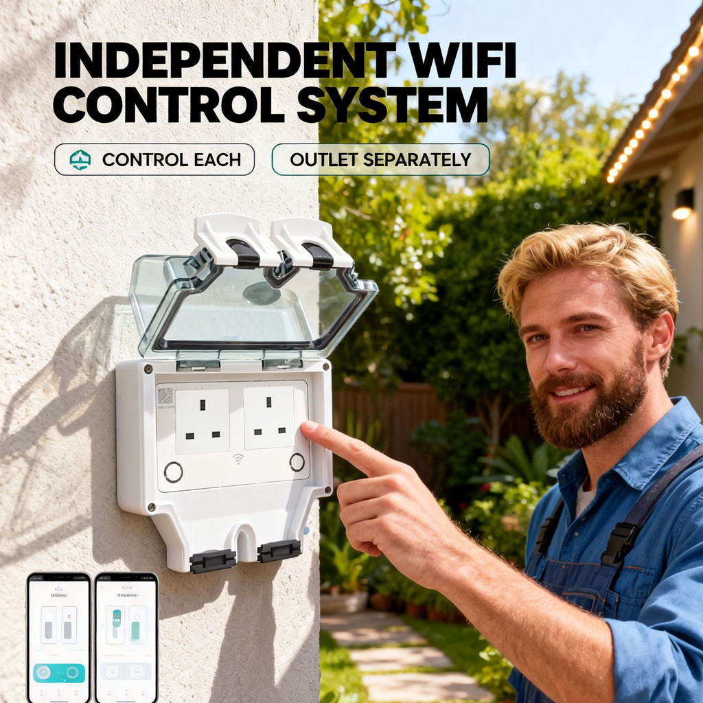 เต้ารับอัจฉริยะ Tuya WIFI สำหร - Smart Garden Uk บทวิจารณ์และราคา
