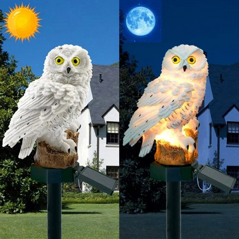 ไฟสวนรูปนกฮูกพลังงานแสงอาทิตย์ - Smart Garden Lamp บทวิจารณ์และราคา