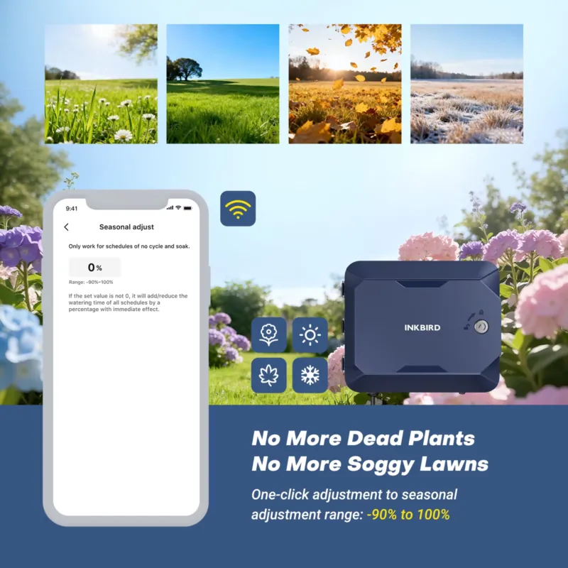ตัวควบคุมระบบฉีดน้ำอัจฉริยะ In - Wifi Irrigation Timer บทวิจารณ์และราคา