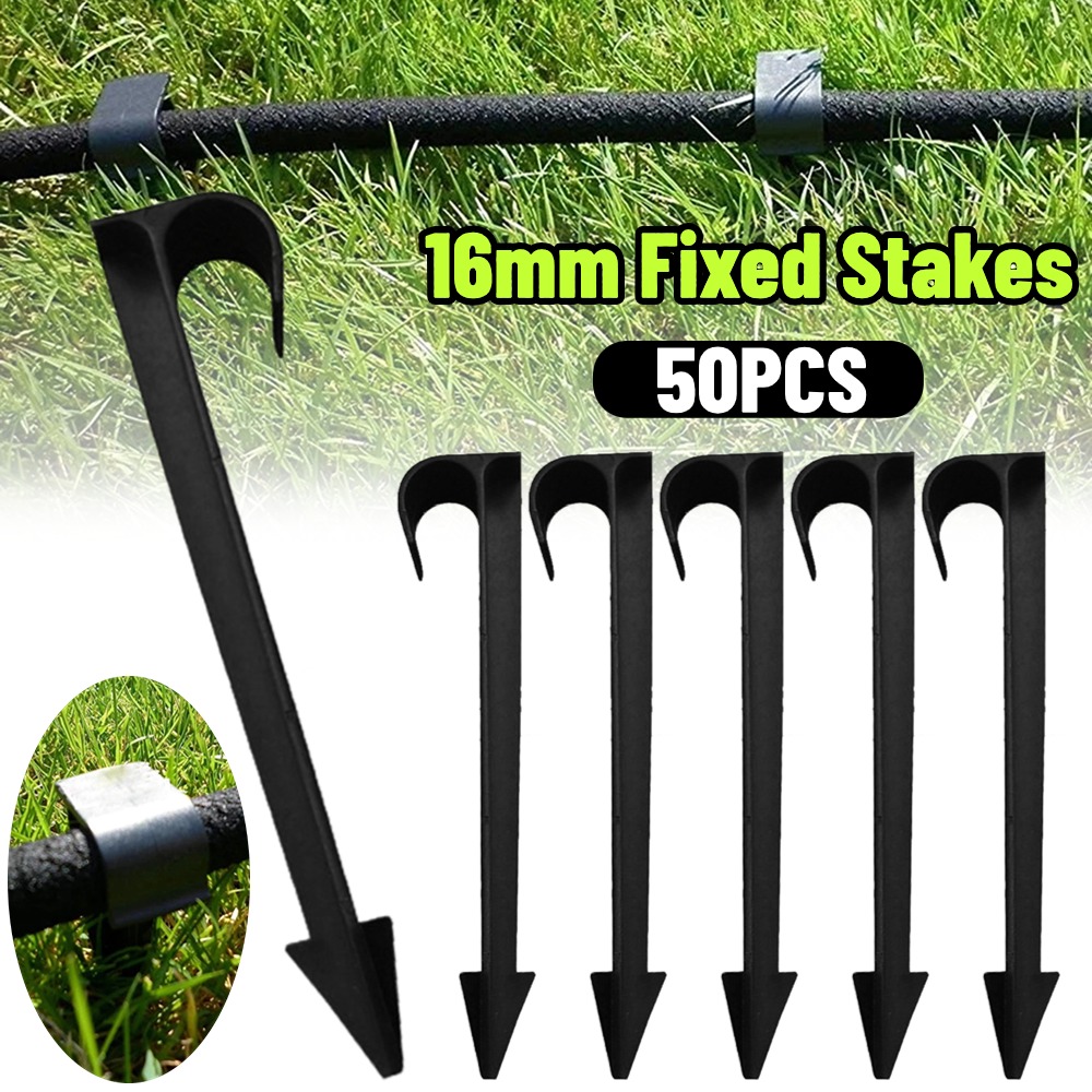 50PCS สวนชลประทานท่อ Anchors 1 - Smart Garden Watering บทวิจารณ์และราคา