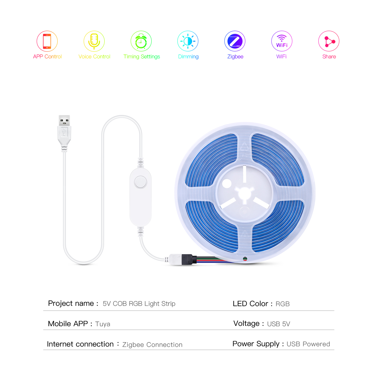 ไฟ LED ZigBee แบบสมาร์ท Tuya C - Smart Garden Light Controller บทวิจารณ์และราคา