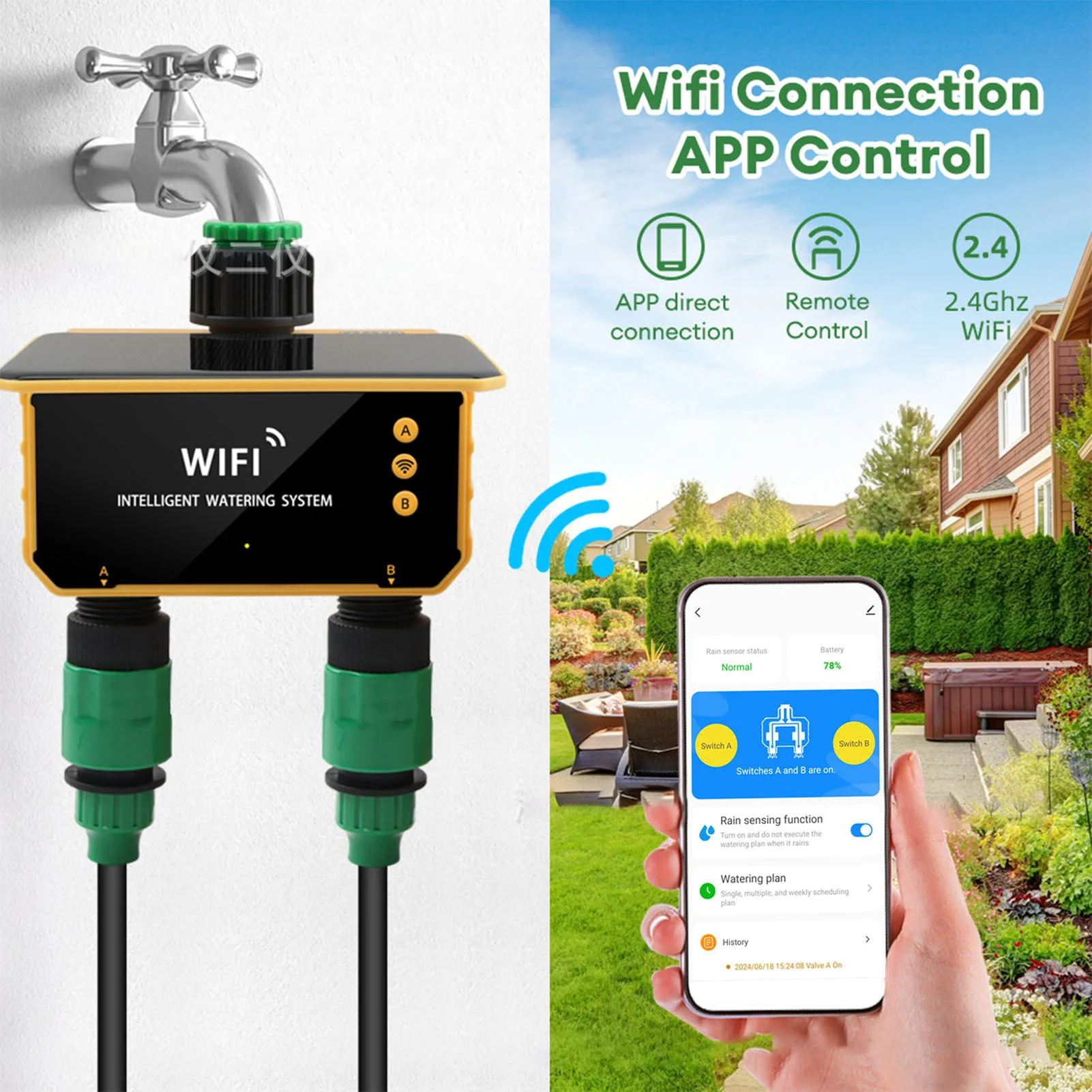 ตัวตั้งเวลาควบคุมการรดน้ำอัจฉร - Smart Garden Watering บทวิจารณ์และราคา