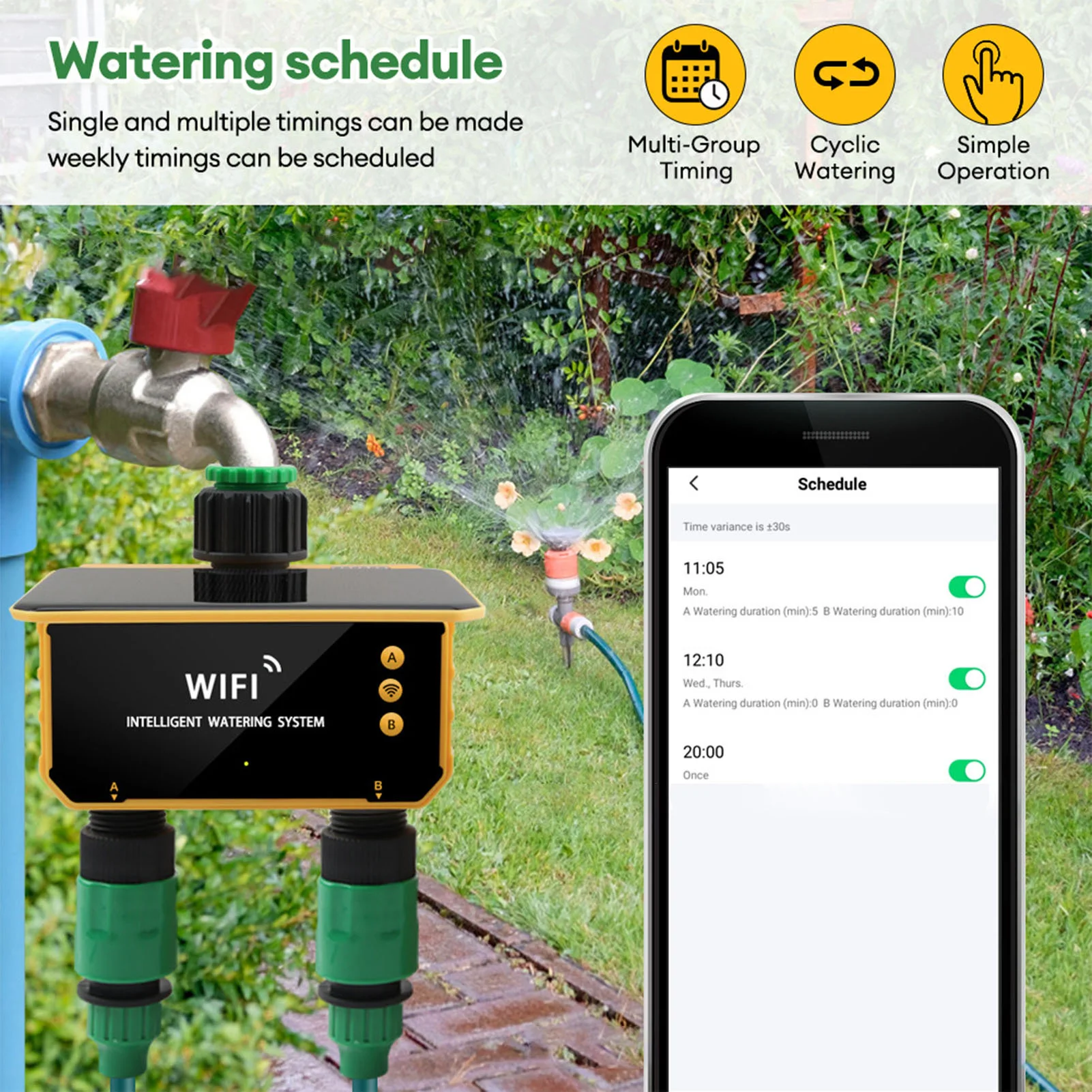 ตัวตั้งเวลาควบคุมการรดน้ำอัจฉร - Smart Garden Watering บทวิจารณ์และราคา