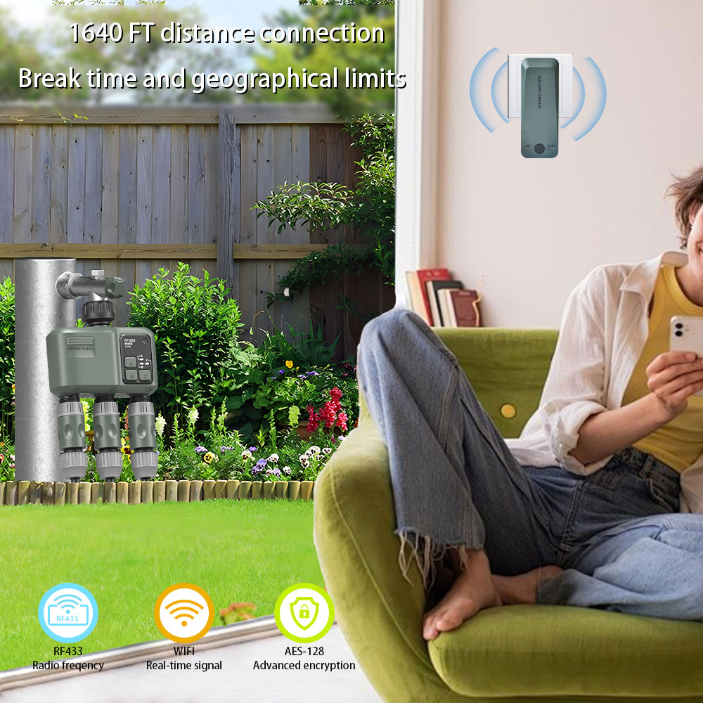 ตัวตั้งเวลาควบคุมการรดน้ำสวนแบ - Smart Garden Water Timer บทวิจารณ์และราคา