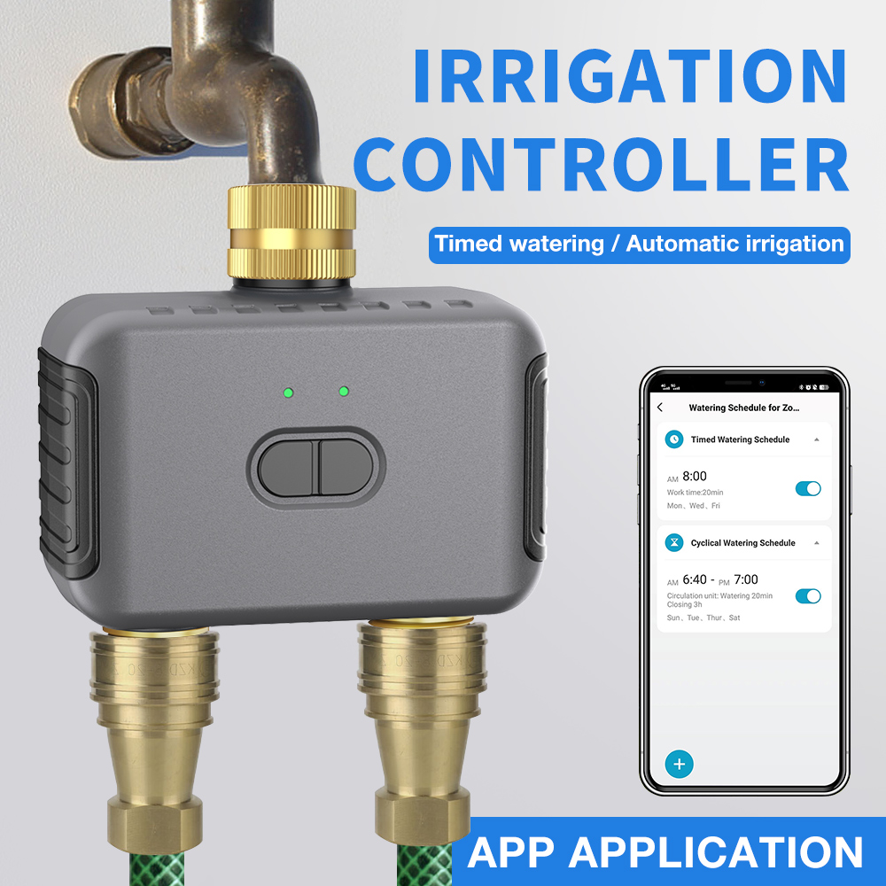 Tuya 2 โซนรดน้ําจับเวลาสวนชลปร - Smart Garden Water Timer บทวิจารณ์และราคา